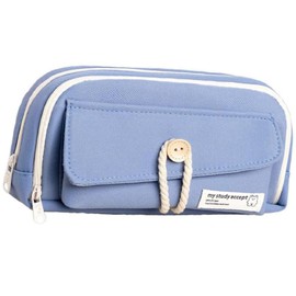Pencil Case, Stylish, Large Capacity, Pencil Case, Simple, Popular, Cute Girls, Pen Pouch, Retractable Solid, Multifunctional, Small and Middle School Students, High School Students, College Students,