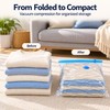 Vacuum Storage Bags for Clothing & Bedding – Transparent Compression