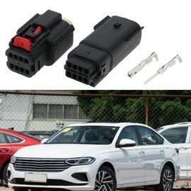 ECSiNG 1 Sets of 8 Pin Wire Connector Automotive Lamp Light Connector Model MX150 8pin Male Female Connector with Terminals Compatible with Molex