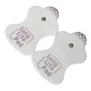 Electrodos Omron Long Life Reutilizables TENS 4 Unidades Blancos