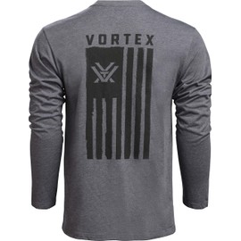Vortex Optics Salute Long Sleeve Shirts (Titanium Heather, X-Large)