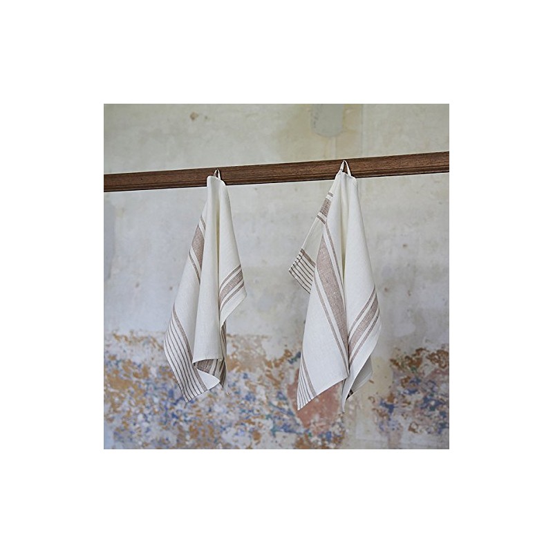 LinenMe 47 x 70 cm 100% Linen Hand Towels –