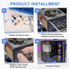 sourcing map 4Pcs M4x0.7mm Aluminum Thumb Screws, 12x16mm(ODxH) Computer Case