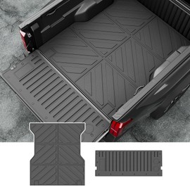 xipoqix 5FT Bed Mat Compatible with 2024 2025 Toyota Tacoma Truck Liner Tailgate Mat Replacement for 2024 2025 Toyota Tacoma Accessories(24-25,5FT Bed Mat+Tailgate Mat)