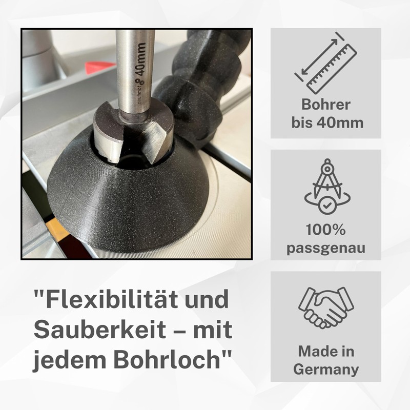 LADSPRINT Suction nozzle for Bosch PBD40 etc. Complete with 10