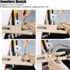 Jeweler Bench Pin Clip Set V Slot for Bench Wood