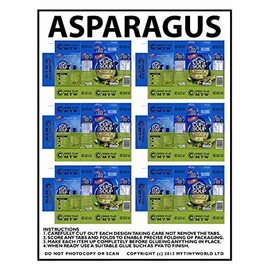 MyTinyWorld Dolls House Miniature Packaging Sheet of 6 Asparagus Cup a Soup
