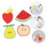4pcs Bath Bath Rinser Exfoliator Loofah Cartoon Bath Sponge Pu