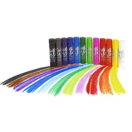 The Pencil Grip Kwik Stix Solid Tempera Paint, Super Quick Drying, 12 Pack