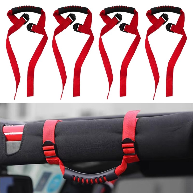 Vicue New 4X Roll Bar Grab Handles Handgrip Kit Replacement