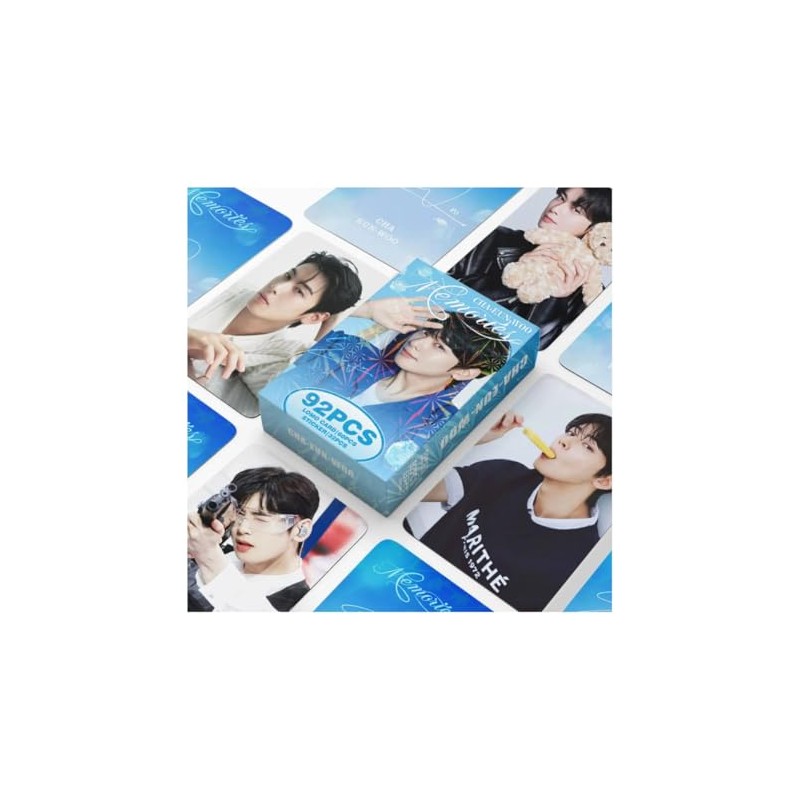 Cha Eun Woo92 Piezas (60 Photocard + 32 Sticker)