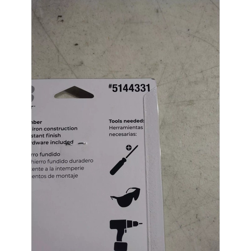 Reliabilt House Number RELIABILT 6" Cast Iron Number 5 ~