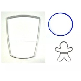 AJT MILK AND COOKIES SANTA CLAUS SNACK CHRISTMAS EVE SET 3 COOKIE CUTTER USA PR1491