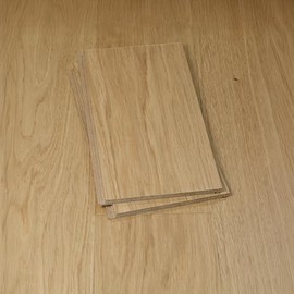 12” Cut Sample Engineered Hardwood Plank Flooring | DIY Click or Glue Installation, Real Wood Veneer, Kid and Pet-Friendly | Anza Silvan 6"