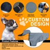 Dog Raincoat with Reflective Strip, Ultra Light Breathable Waterproof Dog