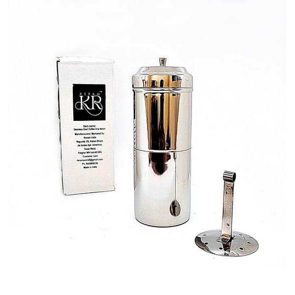 KERAM south indian coffee drip maker-permanent/reusable phin filter for 3-4