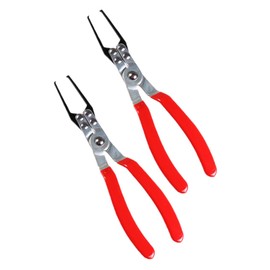 BUGUUYO 2 Pcs Professional Fuse Pliers Durable Chrome Vanadium Relay Puller Tool with Ergonomic Grip for Auto Fuse and Relay Disassembly Practical for Automotive Repair Tasks