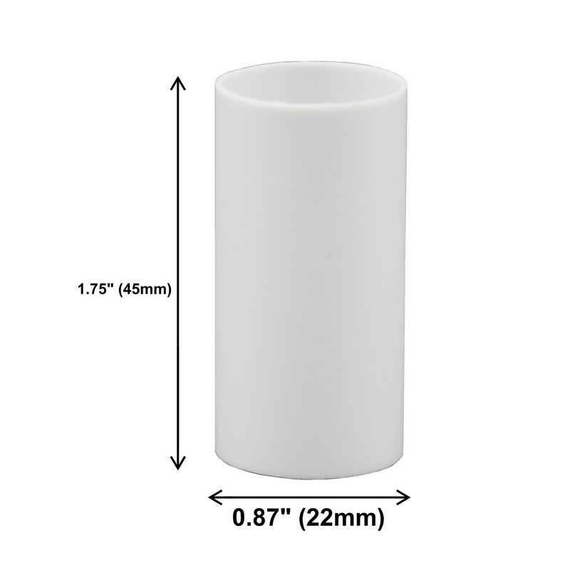 Creative Hobbies® 1.75" White Plastic Candle Covers Sleeves Chandelier Socket