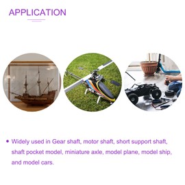 DMiotech 5pcs 300mm*3mm 304 Stainless Steel Rod Lathe Bar Stock for DIY Craft Model Airplane Model Ship Model Car