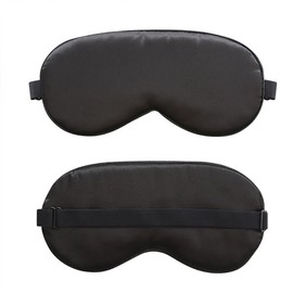 4 Pcs Faux Silk Sleep Masks Soft Sleeping Eye Masks Blackout Eye Cover with Adjustable Strap Comfortable Blindfold for Night Travel Nap Navy Black Purple Green