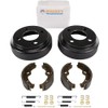 Golf Cart Brake Drums Shoes Spring Kits Compatible with Yamaha