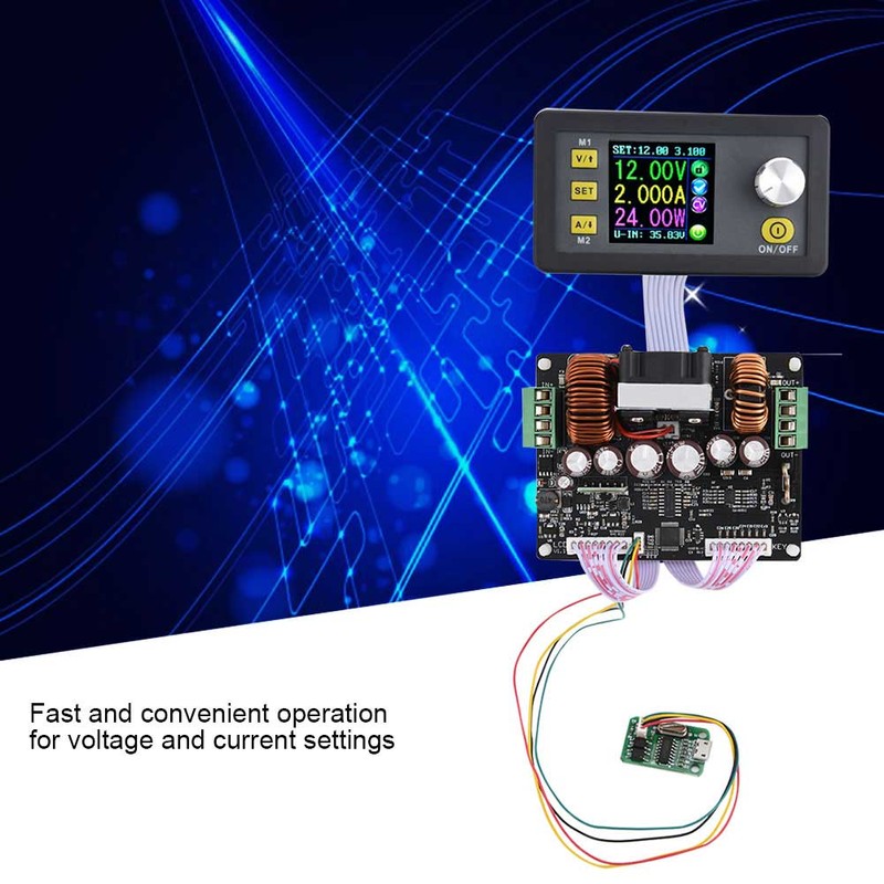 Digital DC Adjustable Buck boost Constant Power Supply Module 0-5.000A
