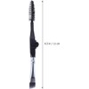 10 Piezas Cepillo Plegable Doble, Maquillaje Diario, Negro