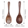 jingfei Wood Salad Servers for Kitchen Wooden Baking Salad Making
