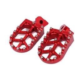 Motorcycle Footrests, Red for SMS125 SM400R 449 SMR/TC/TE/TXC 450 SMR/TC/TE SM450R SM450RR TXC450 SM510R 510 TC/TE/TXC/SMR 511 SMR/TE/TXC 570 SMR/TC/TC/ TE SM610 SMr