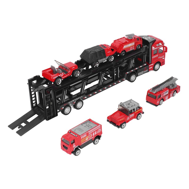 32cm Car Carrier Truck for Boys with 6 Small Car