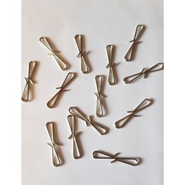 SEA FISHING DOUBLE RIG CLIPS x 20 - EASY CHANGE - RIG TYING STRONG CONNECTORS LINKS LURES TACKLE