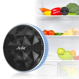 Refrigerator Deodorizer, 20-Minute Efficient Fridge Deodorizer Odor Eliminator, 24x Extended Freshness, More Effective Than Baking Soda and CH-CUT, Silver Blue