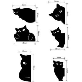 Marcapáginas Magnético de Gato Curioso, 6 Pcs Marcapáginas Magnéticos, para Niños, Estudiantes, Profesores, Amantes de Los Libros