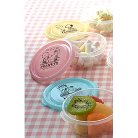 T-world Snoopy R-200 Food Containers, 3-Piece Set