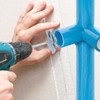 Plumbing Fitting Saver Bit Socket 1/4in Power Drill Pipe Reamer