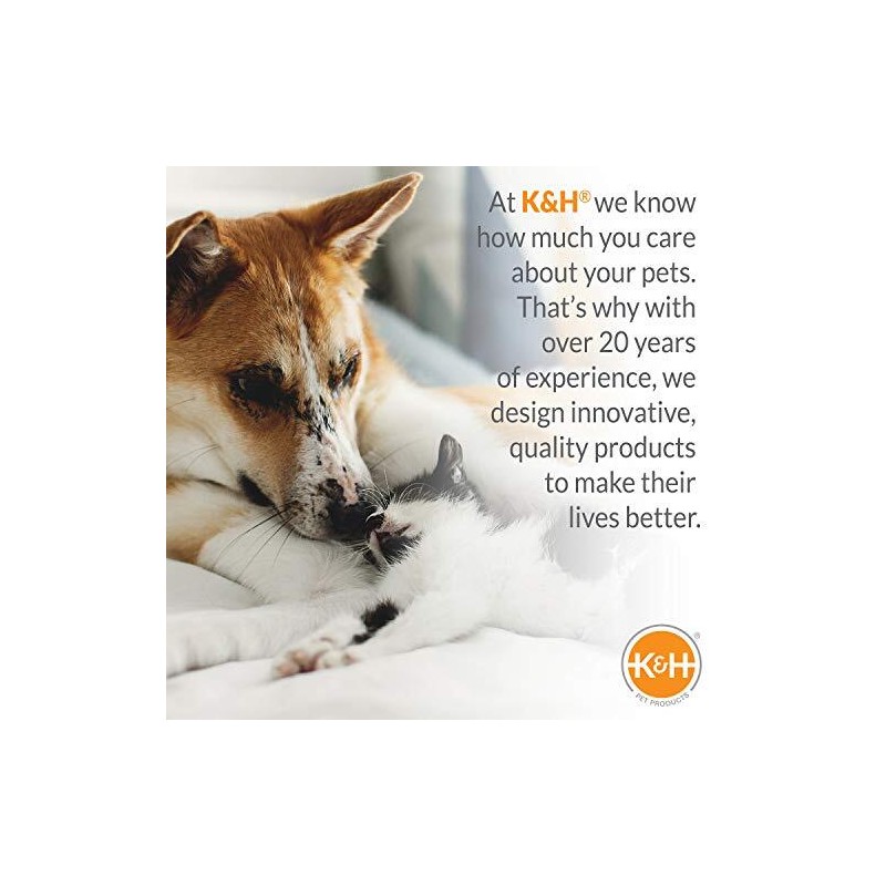 K&H Self-Warming Lounge Sleeper Small Sage/Tan 16" x 20"