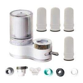 Tap Filter Purifier Eliminates Contaminants For Pure Drinking Water 7 Stage Water Filtration System ABS Tap Water Filter, C