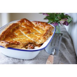 Falcon Enamel 22cm Oblong Pie Dish (Pack of 2)