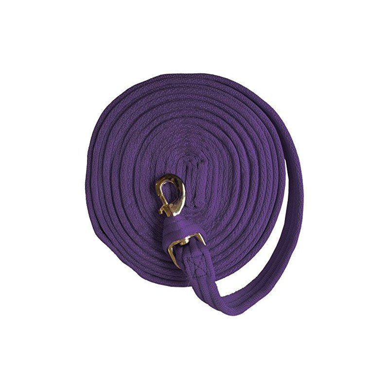 JumpTec Unisex's 520108015 Padded Lunging Rein, Purple, 8 m