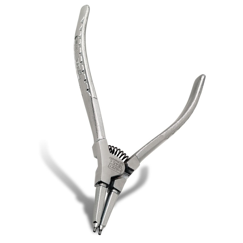 HAZET 1846C-2 180 mm Circlip Pliers - Chrome-Plated/Steel Grey