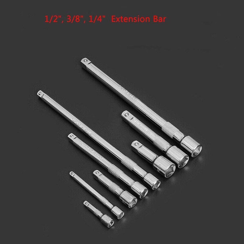 1/2" Drive Socket Extension Bars 125mm Socket Connecting Rods Extension