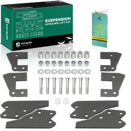 YHTAUTO 3 inch Front and 3 inch Rear Full Leveling Lift Kit w/Hardware Compatible with Polaris Ranger 570, Ranger Crew XP 900/1000, Ranger XP 900/1000, Brackets Suspension Leveling Kit Set of 8