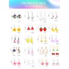 Hicarer 20 Pairs Cute Weird Earrings Funny Dangle Drop Earrings