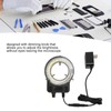 Microscope Ring Light 52 LED Beads Adjustable Easy Mounting Ring