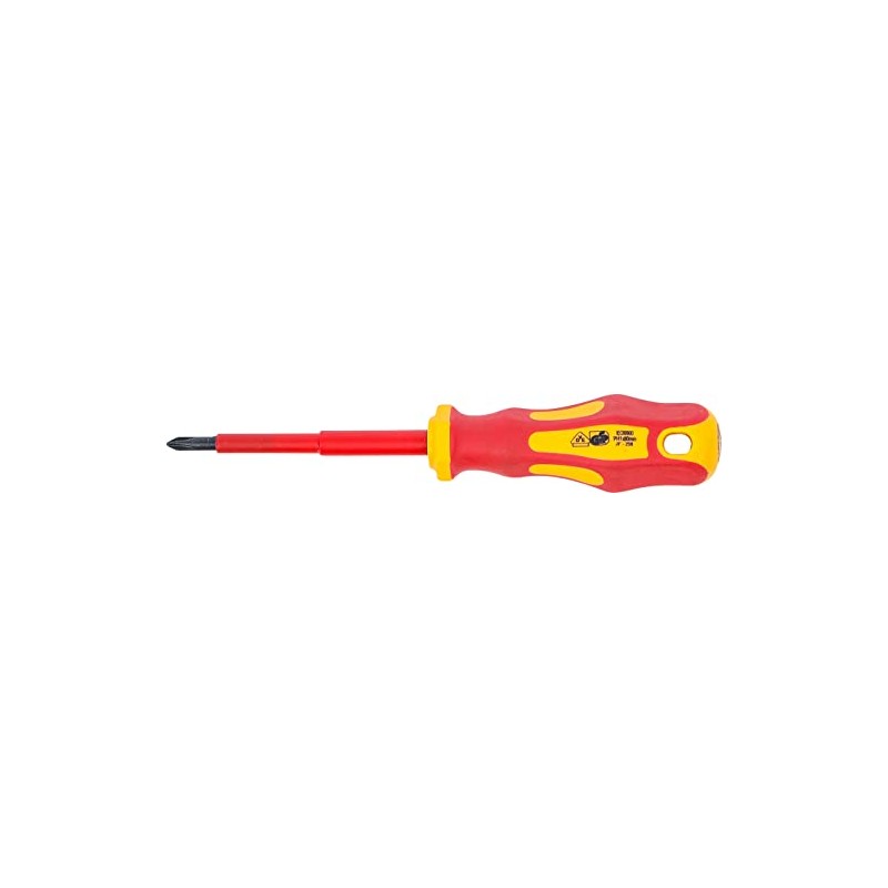 BGS VDE Phillips Screwdriver, PH No. 1 x 80 mm,