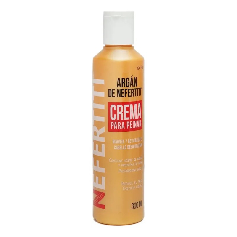 Crema Para Peinar Hidratante Aceite De Argan Nefertiti 300ml