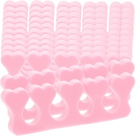 PACKOVE 40pcs Toe Separators Finger Separators Disposable Finger Dividers Toe Separators for Pedicure Sponge Finger Spacer Toe Separator Pedicure Kit for Pedicure Manicure
