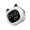 Intelligent Mini Alarm Clock with Bluetooth Speaker Night Light Cute
