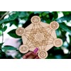Prajet Wooden Carving crystal Grid - Amplify The Power of