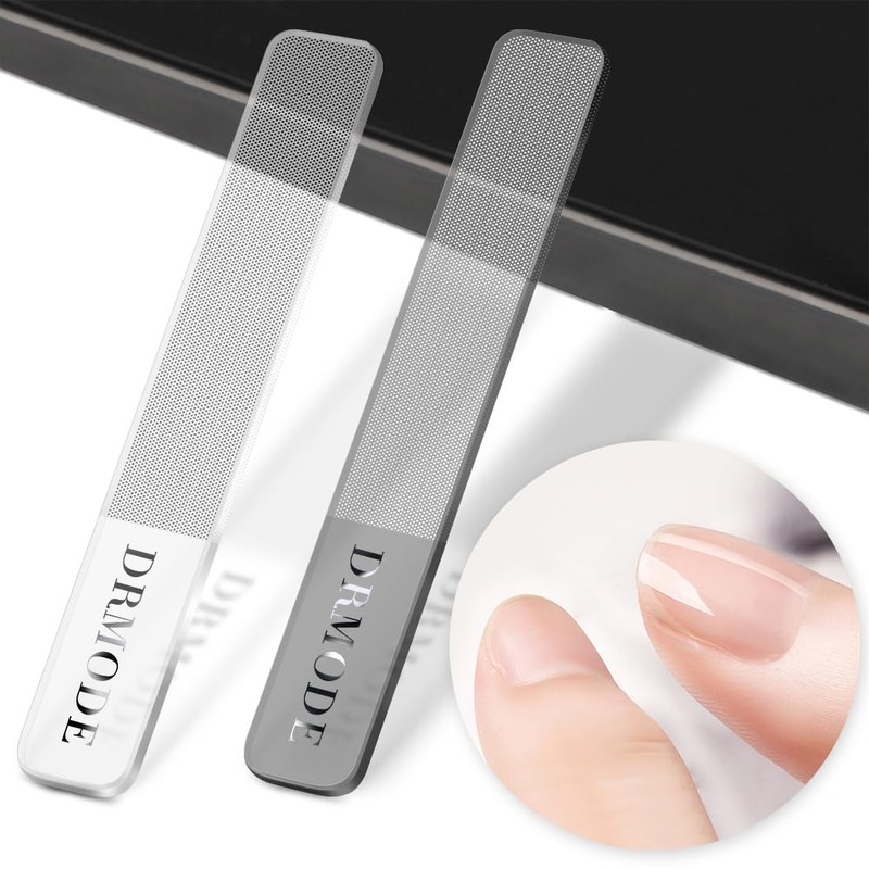 Brillo de uñas de cristal – 2 piezas de lima